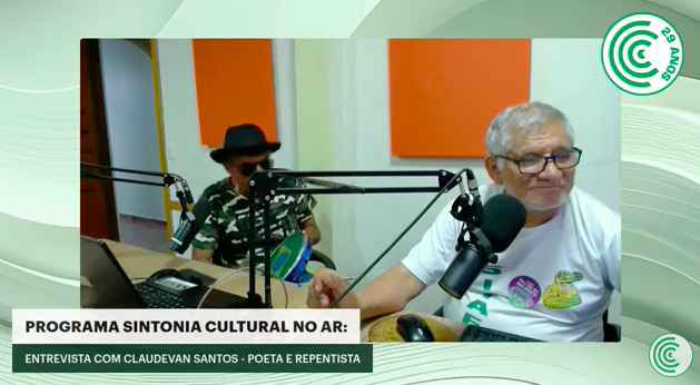 ‘Sintonia Cultural’ ecoa a poesia e o repente de Claudevan Santos