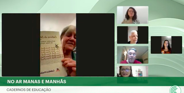 Coletivo Paulo Freire apresenta ‘Cadernos de Educação’ no programa ‘Manas e Manhãs’
