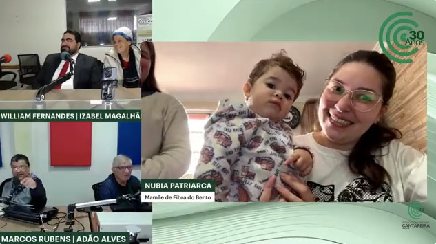 No ‘Comunidade em Foco’, Nubia relata os desafios para tratar do filho com fibrose cística