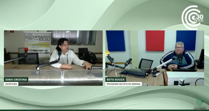 ‘Revista da Semana’ entrevista a escritora Sara Cristina, ex-moradora de rua