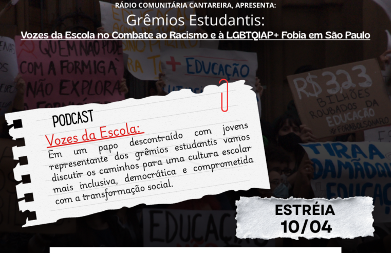 CHAMADA PODCAST VOZES DA ESCOLA