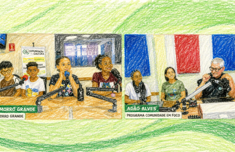Crianças e adolescentes do CCA Morro Grande visitam a rádio Cantareira FM