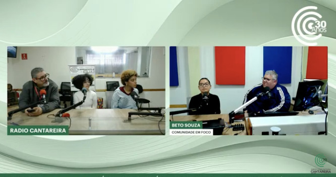 Representantes da Secretaria Municipal de Cultura e Economia Criativa visitam a Associação Cantareira