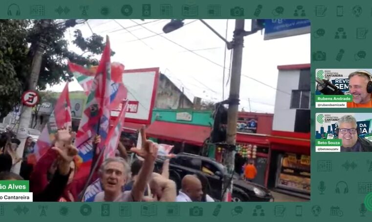 Cantareira FM participa das manifestações pela democracia na periferia